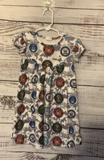 Girls military logo dress size 4t