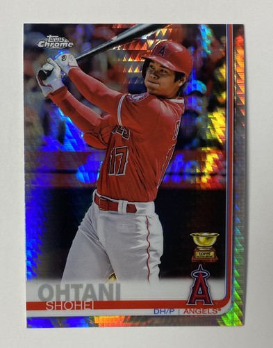 2019 Topps Chrome PRISM REFRACTOR PARALLEL SHOHEI OHTANI #1 Rookie Cup - Picture 1 of 2