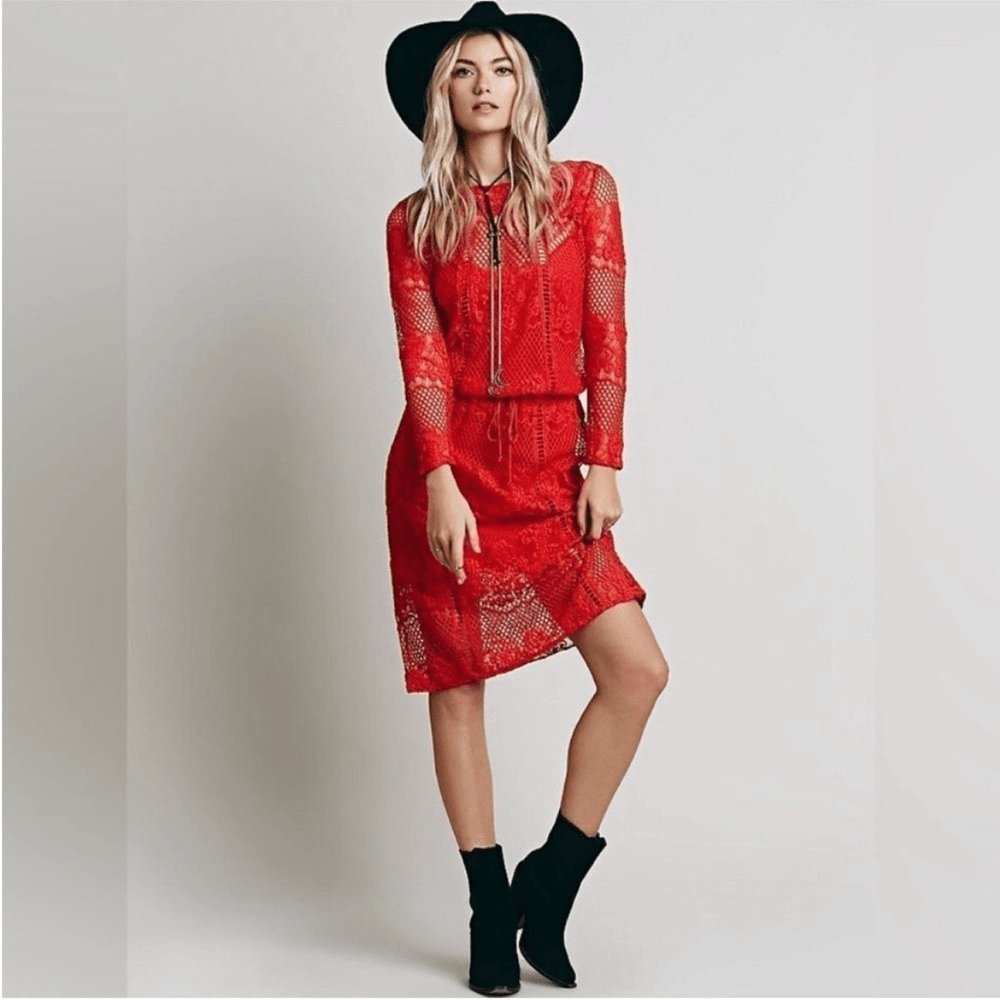 Free People Luna Lace Dress | eBay