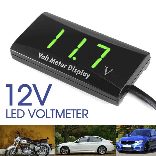 DC 12V LED Digital Monitor Volt Meter 
