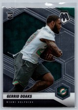 Gerrid Doaks 373 2021 Panini Mosaic RC Rookie Miami Dolphins Card