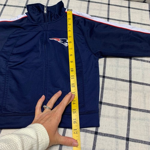 Reebok NFL Patriot's Team Apparel Kids Size 4 Athletic Zip Up Coat Sweatshirt - Picture 14 of 14