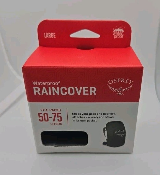 Osprey Large 50-75L Waterproof Backpack Raincover in Shadow Grey