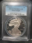 PR70 1996-P DCAM American Silver Eagle PCGS Blue Label