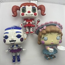 Funko Pop! FNAF Sister Location Ballora, Circus Baby, Twisted Ones Ella
