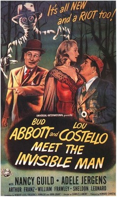 Abbott and Costello Meet the Invisible Man 1951 0 Filmplakat Kunstdruck Qualität