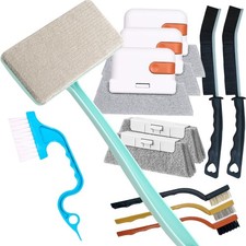 12PCS Window Screen Cleaner - Large Brush Face Mesh Screen Cleaning Brush, De...