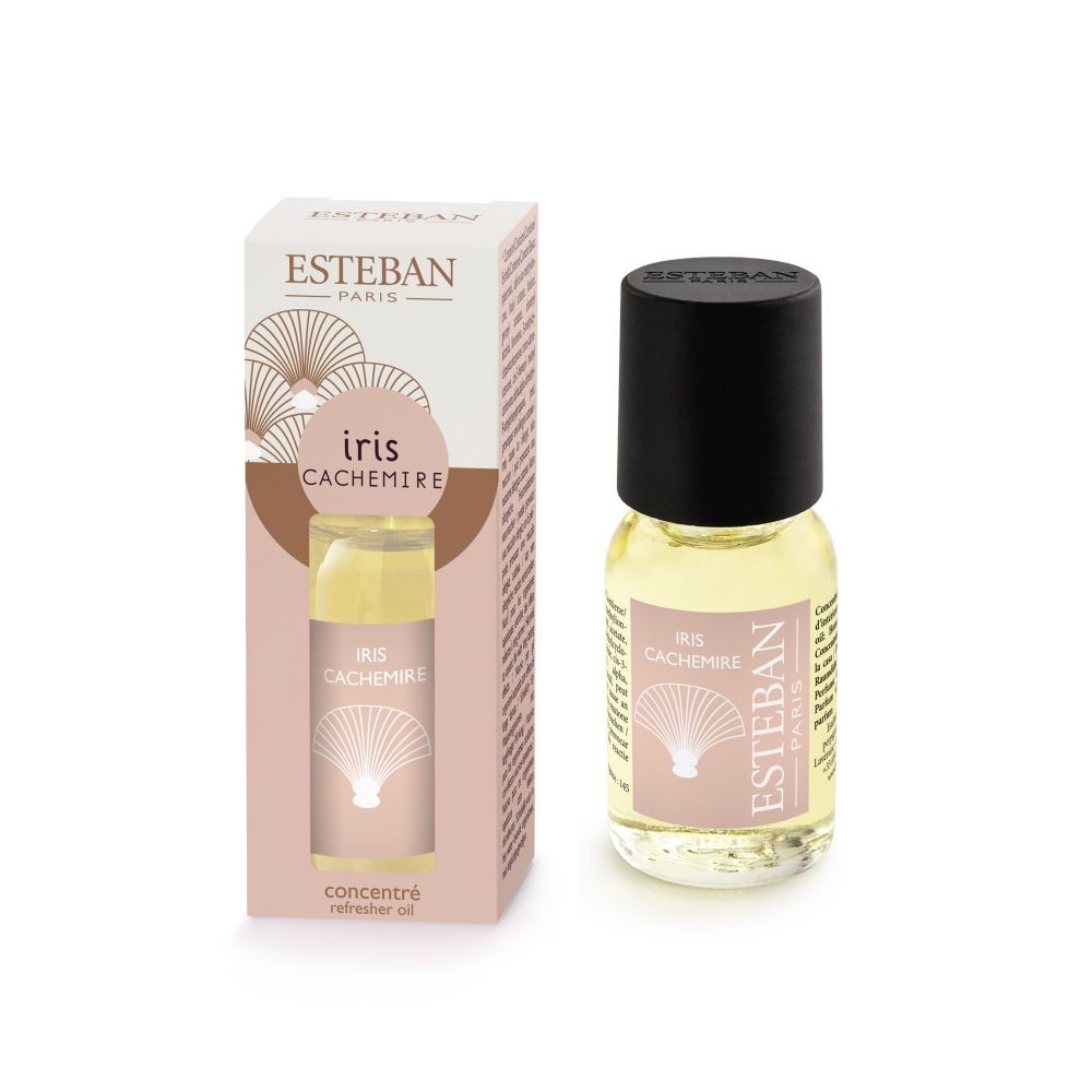 Esteban Transparent Et Noir Concentré De Parfum Iris Cachemire 15 Ml - Image 2