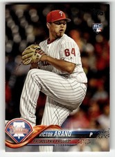 2018 Topps Victor Arano #675 Philadelphia Phillies ROOKIE CARD BEAUTY!. rookie card picture