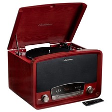 Electrohome Vinyl Record Player - Turntable, Bluetooth, Radio, CD, Vinyl to MP3