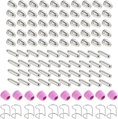 100PCS SG-55 AG-60 WSD-60 Plasma Cutter Cutting Torch Tip Nozzles Consumables Ki