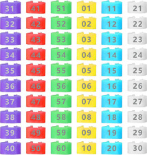 60 PCS Chicken Ankle Bands 16Mm Clip on Chicken Identification Tags Multicolor P