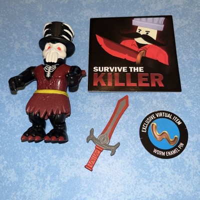 ROBL0X Deluxe Mystery Series 3 SURVIVE THE KILLER DREAD+WORM ENAMEL PIN Code B1