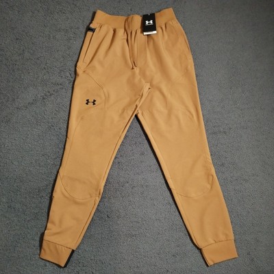 Under Armour Jogginghose Herren S hellbraun UA Unstoppable Fitted Storm Water Repellant