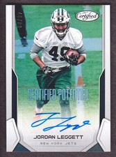 2017 Certified Football Potential Signature AUTO #CPS-JL Jordan Leggett 46/99