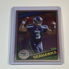 Russell Wilson 2012 Topps Chrome 1984 #14 Seattle Seahawks ROOKIE CARD RC. rookie card picture