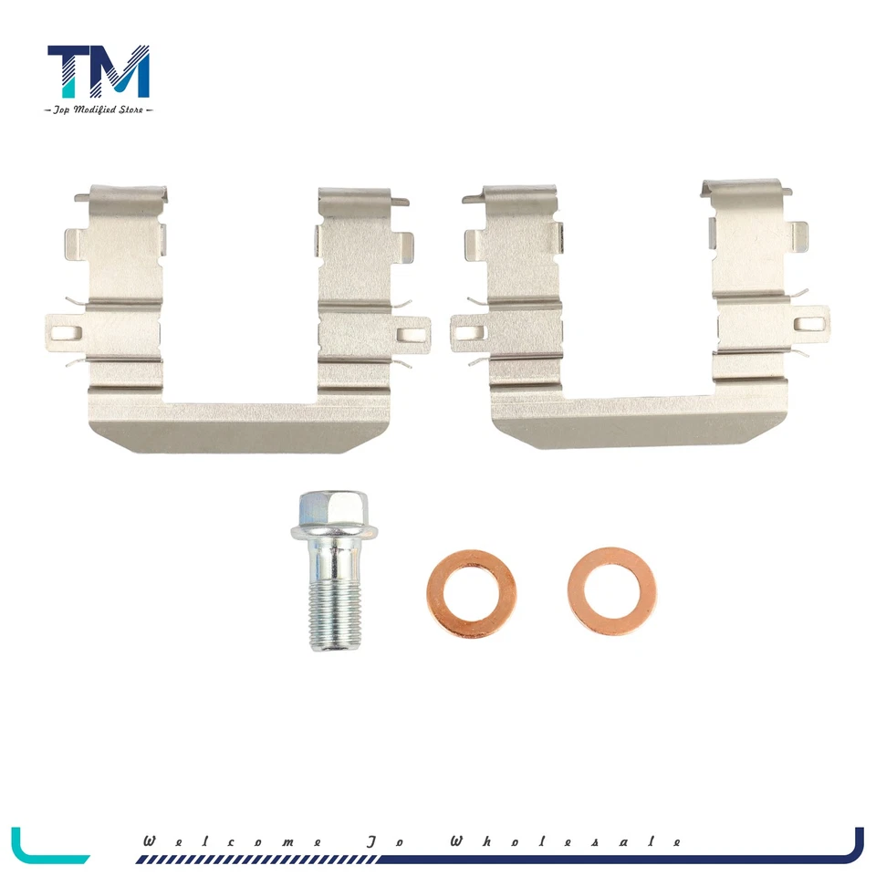 Par de pinzas de freno delanteras con soporte para Kia Soul 2014 2015 2016 2017 2018 Foto 3 de 4