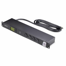 StarTech 16-Outlet Horizontal Rack Mount Metered PDU (16nm8rackmountpdu)