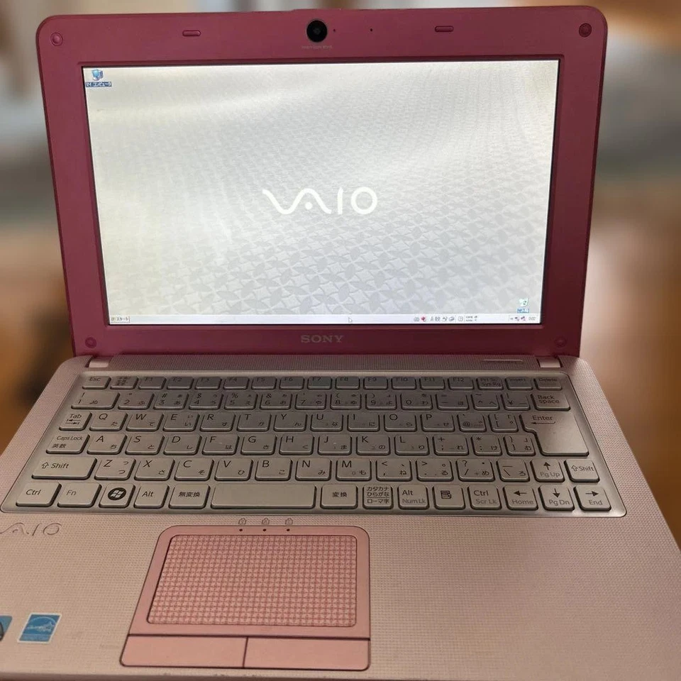 SONY VAIO pink Intel laptop HDD 160GB RAM 1GB Bluetooth Pink Used - Image 4 of 4