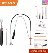 4 Pack Telescoping Magnet Pick-up Tool Set - Retrieving Pickup Tools,Extendab...