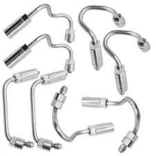 SS Fuel Injector Line Set Cylinders 1-8 For 2004-2005 6.6L LLY Duramax Diesel
