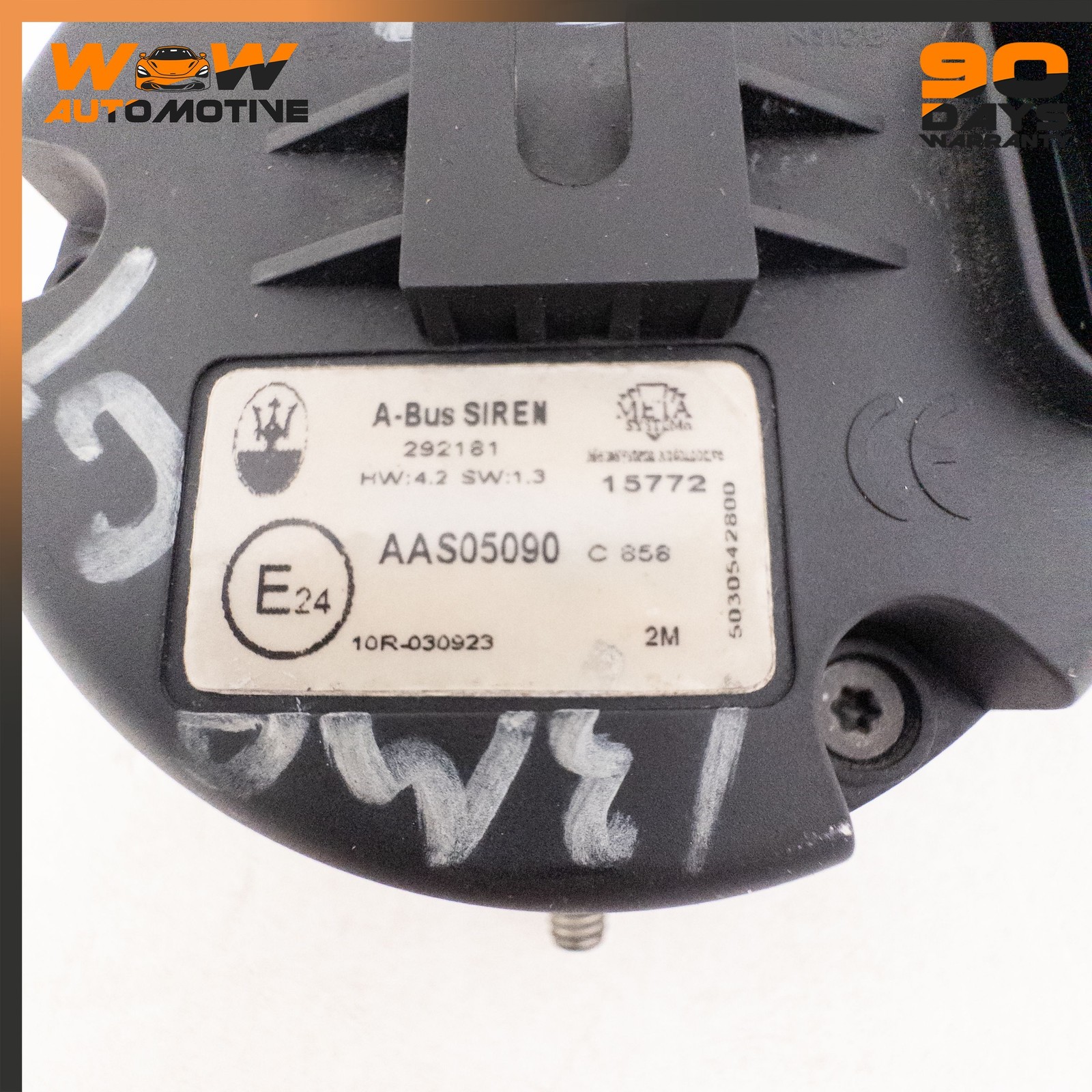 03-19 MASERATI GRANTURISMO S GRANCABRIO ANTI THEFT ALARM ECU HORN SIREN OEM