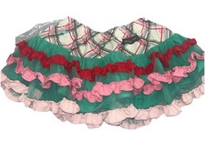 Matilda Jane Girl  s On The Go Skirt Wonderment Tulle Holiday Size 2 Pink Green