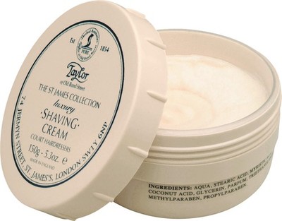 (146,33 EUR/kg) Taylor of Old Bond Street St. James Shaving Cream 150g