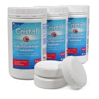 Cristal E-Chlor-Multifunktion-Tabletten (200G) 3,0 Kg - 5 In 1 Pool Multitabs