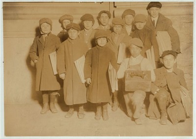 Isidor Kline,Bennie Friedman,Newsboys,Newsies,Paterson,New Jersey,1912