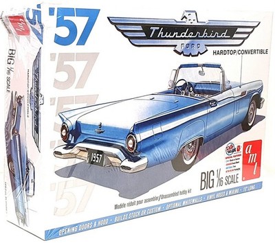 AMT Round 2 Maßstab 1:16 AMT1206/06 - 1957 Ford Thunderbird Hardtop/Cabrio