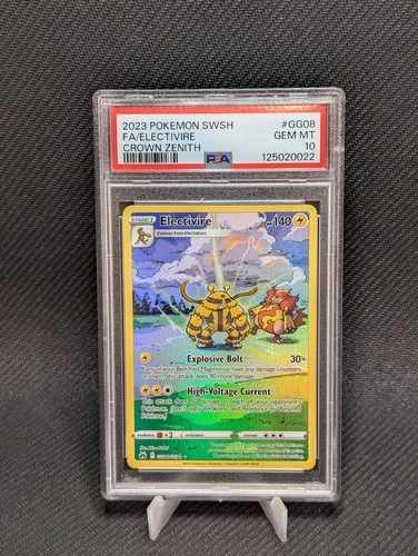 Pokemon TCG Electivire 2023 Sword and Shield Crown Zenith #GG08 - PSA 10 GEM MT