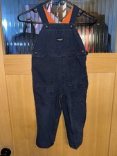 OshKosh Overalls Size 3 Yrs Blue with Orange Interior
