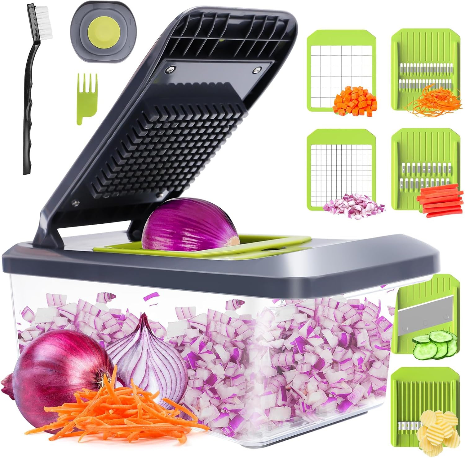 Affettatrice Mandolina per Verdure Multifunzione Tagliaverdure - Taglia Verdure 