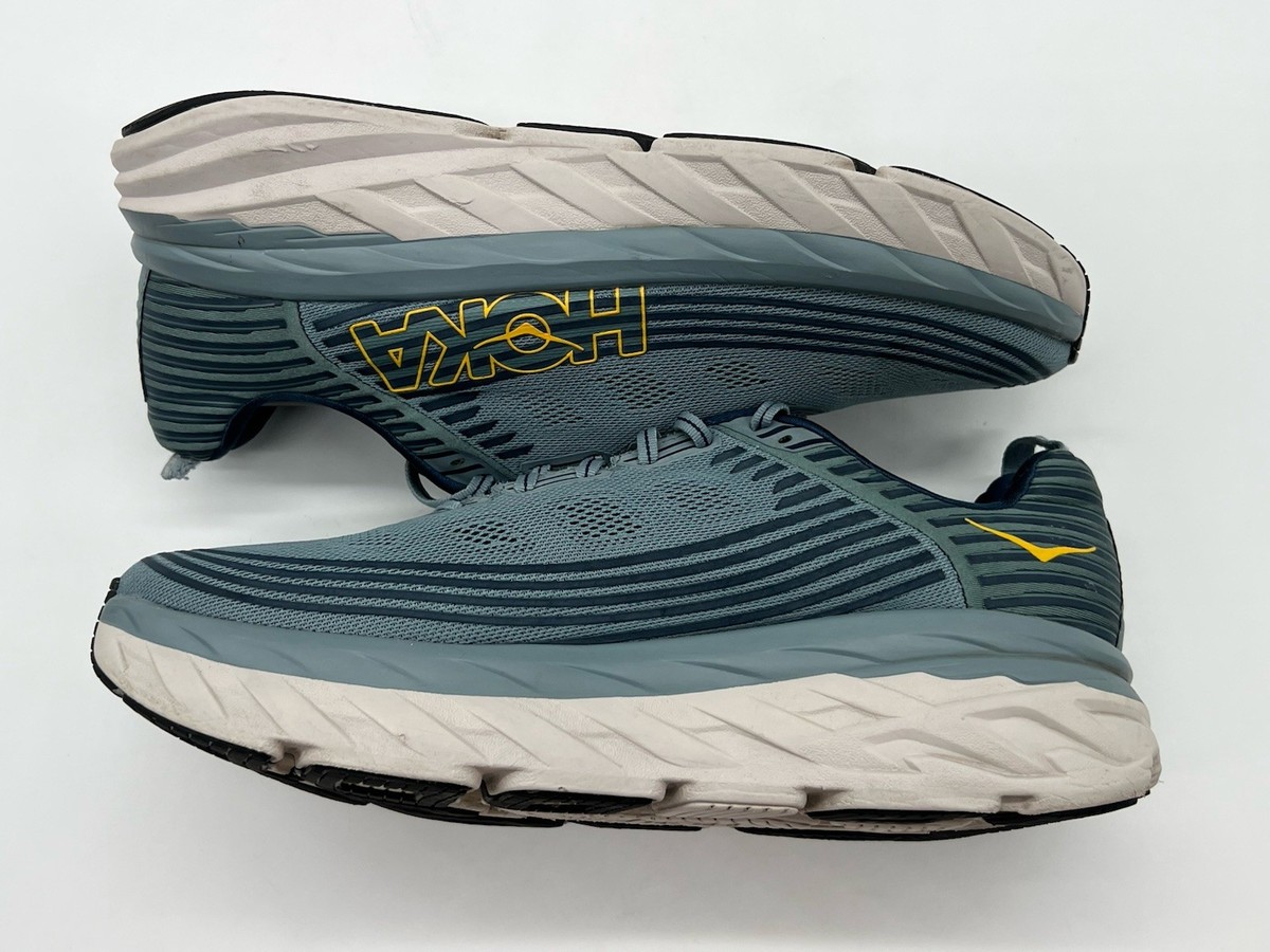 Hoka One One Bondi 6 Mens Size 11.5 Blue Mesh Lace Up  display picture 2
