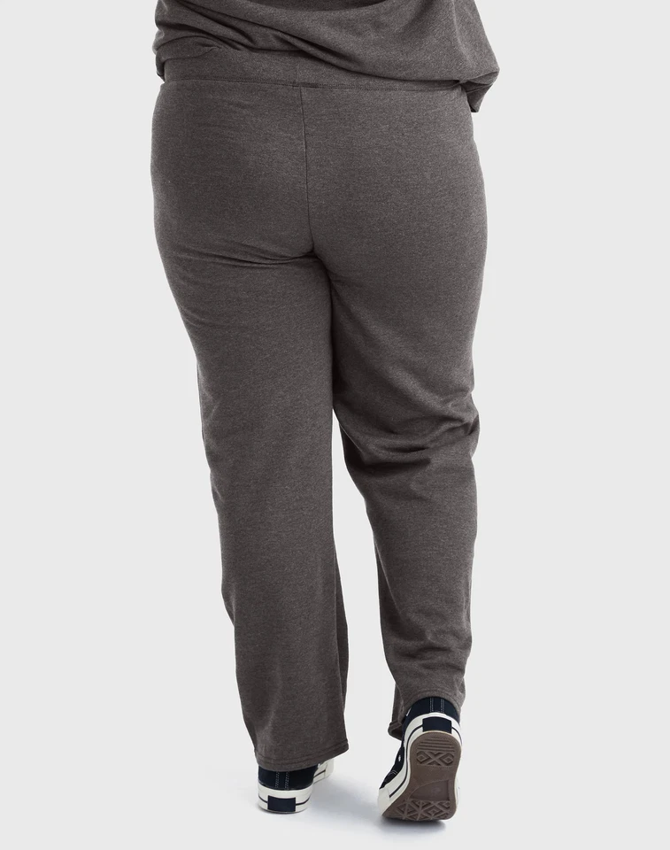 Pantalones deportivos de lana Just My Size longitud media para mujer ComfortSoft EcoSmart 30,5 Foto 3 de 4