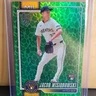 Topps 2026 Series 1 Jacob Misiorowski Rookie Green Holiday Variation Brewers #10
