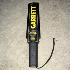 Garrett Super Scanner V Handheld Security Metal Detector Wand Black 1165190