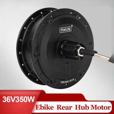 E-bike Hub Motor 36V 350W for Brushless Gear Rear Cassette