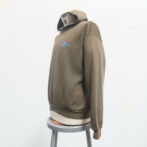 Vintage 90s Seaworld Shark Hoodie Sweatshirt Size L M Distressed - 第 3/12 張圖片