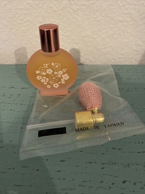 New Joan Rivers PINK FLOWER Vintage EAU DE PARFUM Splash W/ Atomizer 