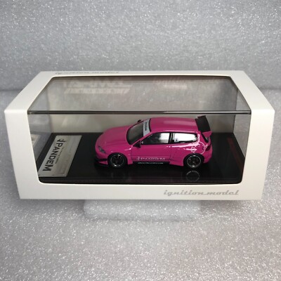 Ignition Model 1/64 PANDEM CIVIC EG6 Pink - Tarmac Works Exclusive