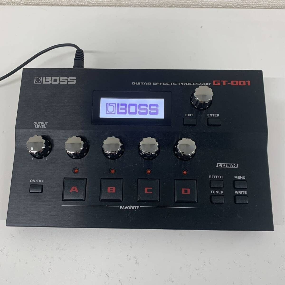 BOSS GT-001 Multi-Effects Guitar Effect Pedal Used Japan BOSS GT-001 Multi-Effects Guitar Effect Pedal Used Japan