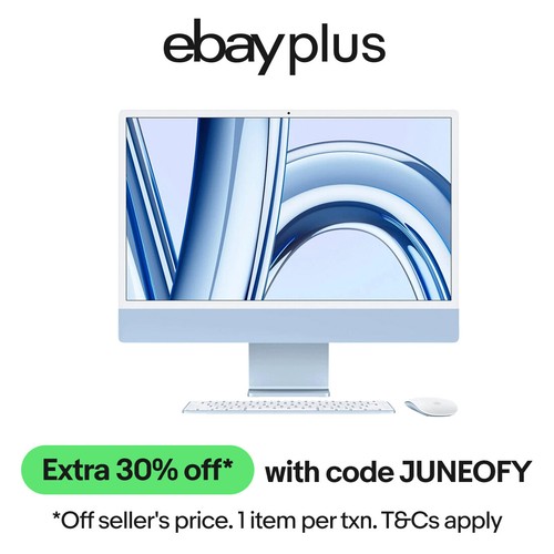 Apple iMac with Retina 4.5K Display 24-inch, M3 Chip 10-core GPU 256GB/8GB - ...