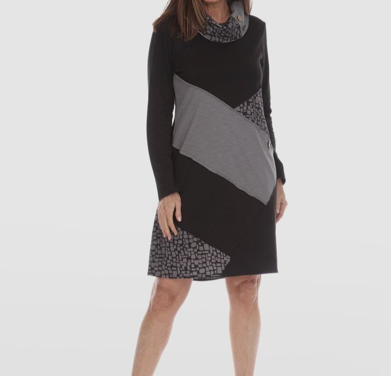 black dress with neon accents Adding Neon to a Black and White Evening Dress