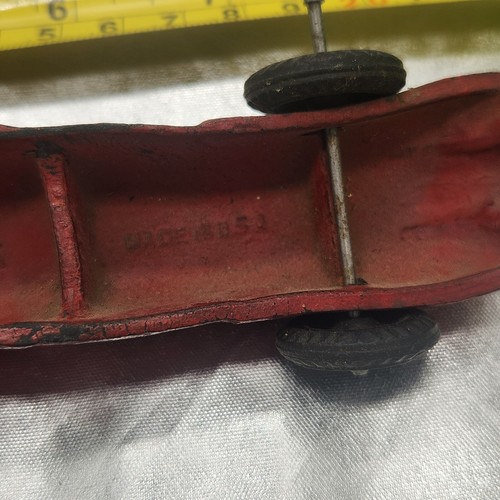 VTG Arcor Play Safe Streamline Red Toy Race Car - MADE IN USA - Picture 7 of 8