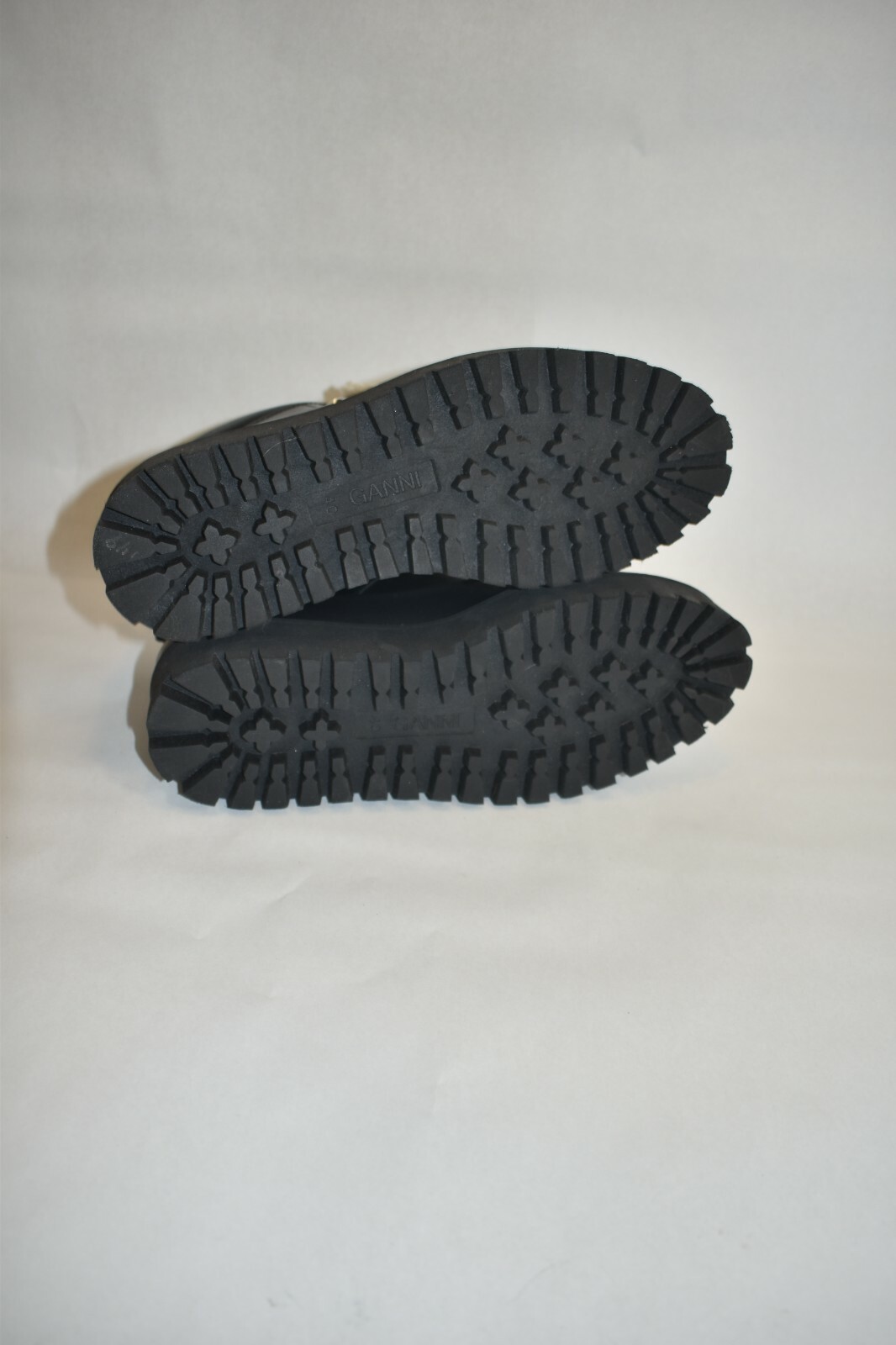 New! GANNI Leather Platform Hiking Ankle Boots Size 40 EU 10 US image 9