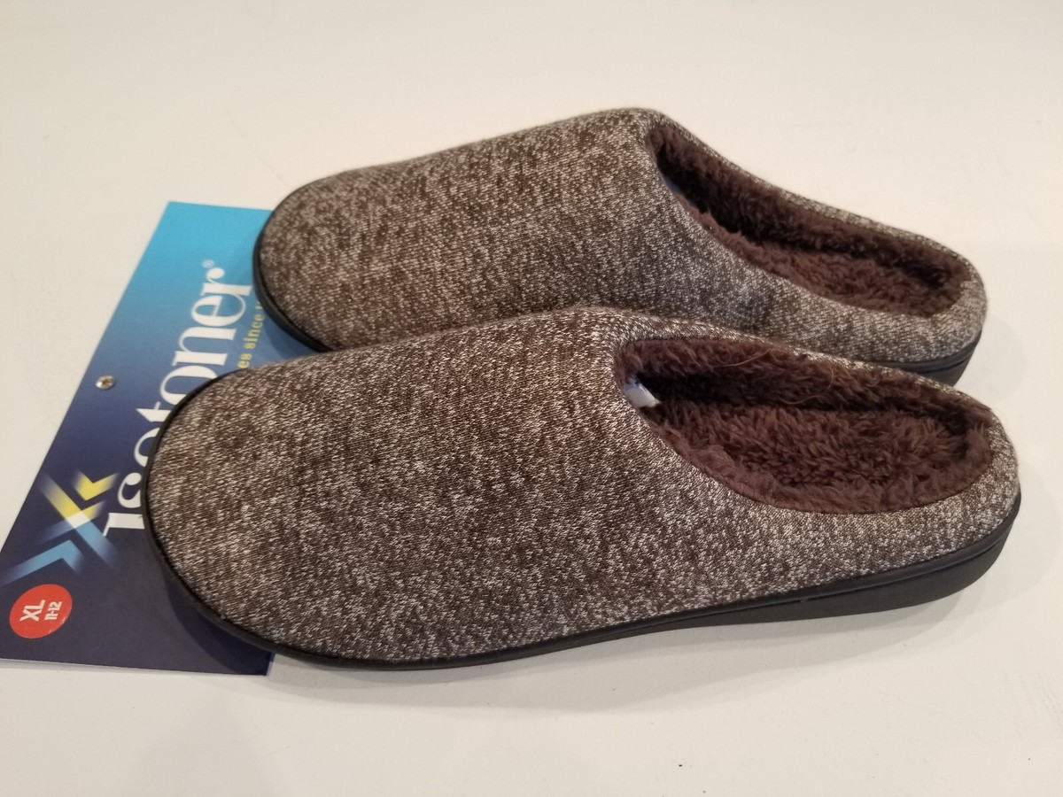 Mens Slippers Gel Infused Memory Foam Slippers Isotoner  display picture 2