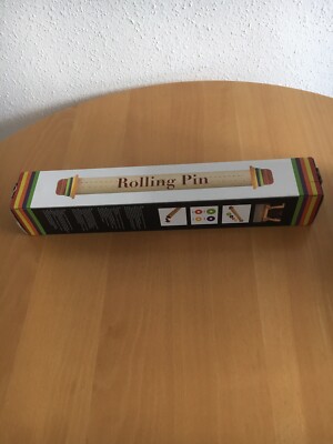 K-BASIX Buchenholz verstellbarer Rollstift, neu