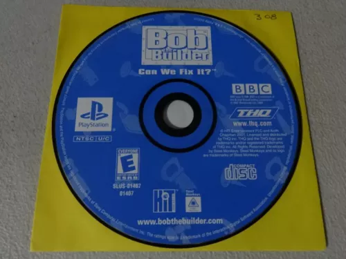 Bob The Builder Sony Playstation One PS1 PSX Game Disc Only Free Ship